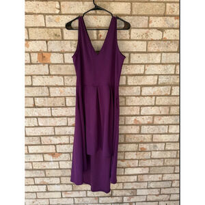 24 Seven Women’s Purple High-Low Dress Size Large NWT